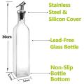 Oil Dispenser Olive Oil Bottle 500ml Glass Oil Bottle for Cooking