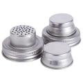 Mason Jar Shaker Lids 2 Pack Fits Any Regular Mouth Canning Jar