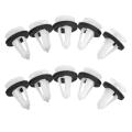 10x Car Door Trim Card Fastener Retainers Panel Clamp Clips for Volvo
