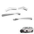 4pcs Chrome Side Rearview Mirror Strip for Toyota Sienna 2021 2022