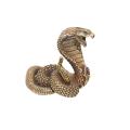 Cobra Statue Ornament Zodiac Snake Figurines Copper Desktop Decor