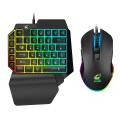 Ziyou Lang T1 Wired One Handed Gaming Keyboard Mouse Combo for Pubg
