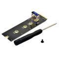 M.2 to Pci-e X16 Slot Adapter Card Ngff Riser Card for Miner Mining