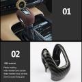 For Volvo Suede Grey Central Console Gear Shift Lever Cover