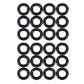 Schwarz 9 Mm X 2.0 Mm Rubber Dichtscheiben O Rings 12 Pcs