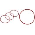 Red Silicone O Ring Seals Tree 110mm X 104mm X 3.5mm