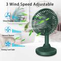 Usb Desk Fan,table Fan Oscillating Fan Green