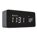 Temperature Humidity Voice Control Snooze Electronic Desk Clock 2