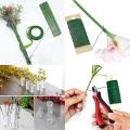 Flower Arrangement Tool Kit, Green Ribbon, Wire Cutter, for Florist