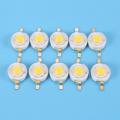 10 Pieces High Power 2 Pin 3w Warm White Led Bead Emitters 100-110lm