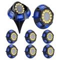 Solar Ground Lights 8pack for Patio Pathway Lawn Yard Deck Garden A