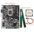 B75 Eth Mining Motherboard+cpu+switch Cable Ram Support Ddr3 B75 Usb