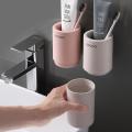 Ecoco Magnetic Adsorption Inverted Toothbrush Holder Storage Rack A