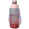 1800ml Outdoor Water Bottle with Straw Sports Bottles -pink