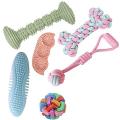 Dog Chew Toys for Puppies, 6 Pack Pet Teething Toys for Dogs Rope Toy