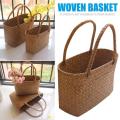 Seaweeds Woven Flower Basket Succulent Storage Basket Picnic Basket S