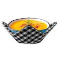 Bowls Holder,microwave Heat Plate for Home and Hot Bowl Holder Plaid