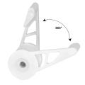360 Degrees Plant Branch Benders Adjustable Plant Clips White
