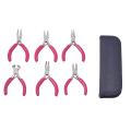 6 Pieces Jewelry Pliers Sets Diy Jewelry Tools & Repair Kit with Bag