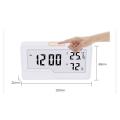 Hygrometer Digital Temperature Time Clock Humidity Meter No Backlight