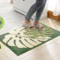Bedroom Mat Leaves Pattern Doormat Anti-slip for Living Room Mats -1