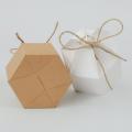 Kraft Paper Candy Box, Hexagonal Paper Box, Candy Box, Gift Box