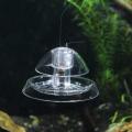 2 Pcs Snail Trap for Fish Tank Aquarium Plastic Clear Snail Trap 6cm