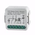 1pcs Tuya Zigbee 3.0 Smart Light Switch Module 2 Gang