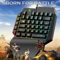 Ziyou Lang T1 Wired One Handed Gaming Keyboard Mouse Combo for Pubg
