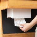 2x Kitchen Tissue Box Cover Napkin Holder for Paper Towels Box Gray