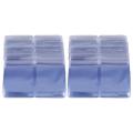 50pc 6x4cm Zipper Closure Bags Clear Reclosable Plastic Small Baggies