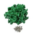 50pcs Drg-01 Pcb for Din 35 Rail Mount Mounting Support Adapter