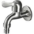 Garden Faucet Wall Mounted Brushed 4 Points Connector/water Filter, A
