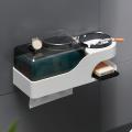 Wall-mounted Toilet Tissue Box with Ashtray Waterproof Paper Holder