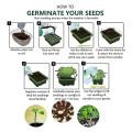 10 Pack Seed Starter Trays Kit with Dome and Base Include Dispenser
