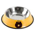 Dog Bowl for Large Dogs Overturning Prevention Large Pet Bowl Yellow