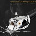 Rotary Alloy Car Steering Wheel Anti-theft Lock Foldable Car Lock