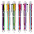 24 Pack 0.5mm 6-in-1 Multicolor Ballpoint Pen, for Students Kids Gift