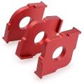 Set Of 3 Radius Jig Router Templates, Templates R10 R15 R20 R25 R30