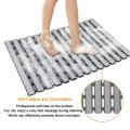 Non Slip Bath Mat with Suction Cups (16x25inch) (grey)