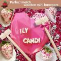 75pcs Mini Wooden Hammers for Chocolate,small Wooden Mallet