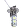 2 X Car H3 Socket 9 White 5050-smd Led Foglight Fog Light Lamp Dc 12v