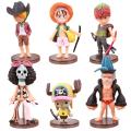 One Piece Luffy Anime Q Version Figures Model Figurine Action