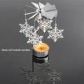 2pcs Spinning Candlestick Rotating Metal Light Candle Holder Stand