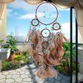 Dream Catcher Five Ring Feather Pendant Children's Room Wall Mount