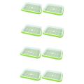 8pc/set Plant Flower Germination Tray Box Double-layer Seed