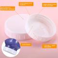 Plastic Regular Mouth Mason Jar Lids White Storage Caps 20pcs