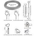 30m Garden Wire for Climbing Plants,wire Fence Wire Rope Clips