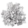 100x Aluminum Crimping Loop Sleeve for 3mm Diameter Wire Rope Cable