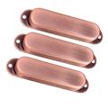Guitar Pickup Covers Closed Single Coil Pickup Cover,red Bronze